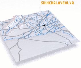 3d view of Sīkh Chālā-ye ‘Olyā