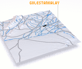 3d view of Golestān Kalay