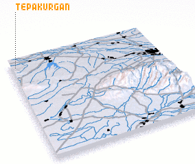 3d view of Tepa-Kurgan