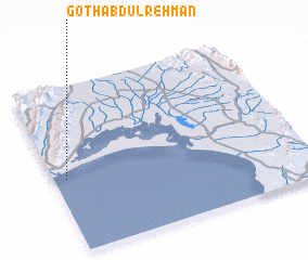 3d view of Goth Abdul Rehmān