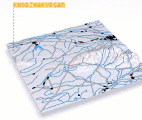 3d view of Khodzha-Kurgan