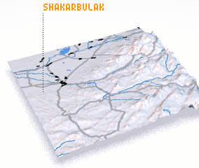 3d view of Shakar-Bulak