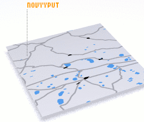 3d view of Novyy Put\