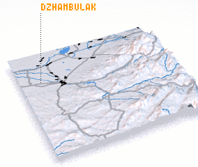 3d view of Dzham-Bulak