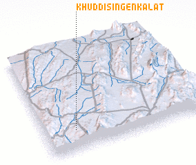 3d view of Khuddi Singen Kalāt