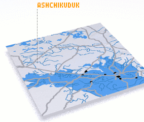 3d view of Ashchikuduk