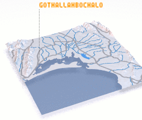 3d view of Goth Allāh Bochālo