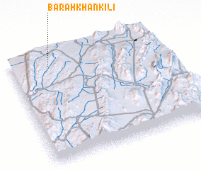 3d view of Bārah Khān Kilī