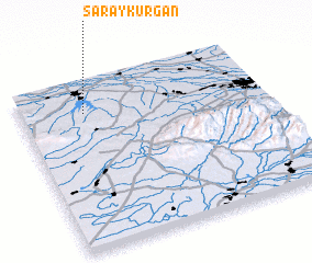 3d view of Saray-Kurgan