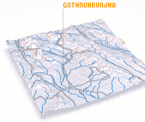 3d view of Goth Nūh Rūnjha