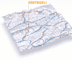 3d view of Kowta-i Gelī