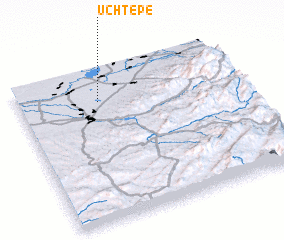 3d view of Uch-Tepe