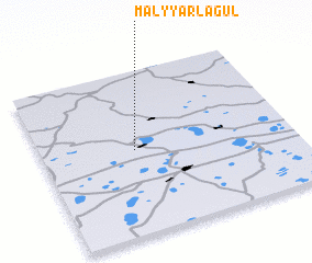 3d view of Malyy Arlagul\