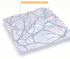 3d view of Shahr Ahmad Khān