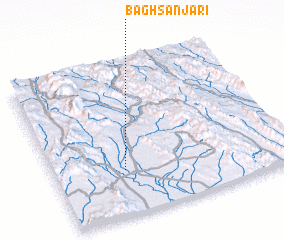 3d view of Bāgh Sanjāri