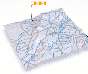 3d view of Chaman