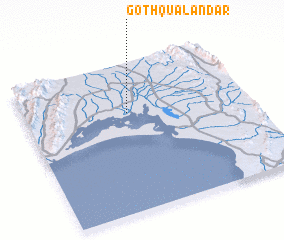 3d view of Goth Qualandar