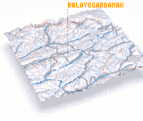 3d view of Bālā-ye Gardanak