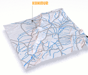 3d view of Koh-i-Nūr