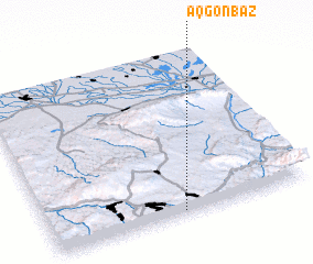 3d view of Āq Gonbaz̄