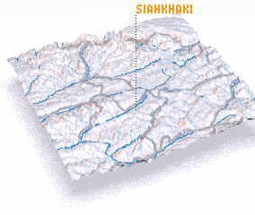 3d view of Sīāh Khākī