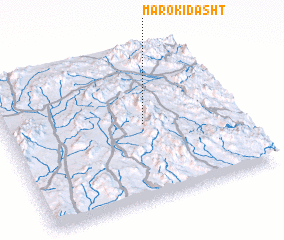 3d view of Maroki Dasht