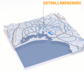 3d view of Goth Allāh Rakhiāni