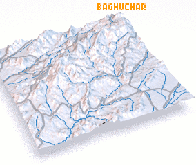 3d view of Bāghū Char