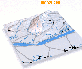 3d view of Khodzhapil\