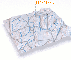 3d view of Zerkash Kili