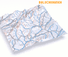 3d view of Balūch Khāneh