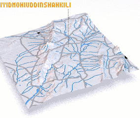 3d view of Saiyid Mohiuddīn Shāh Kili