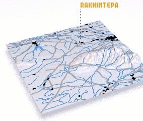 3d view of Rakhimtepa