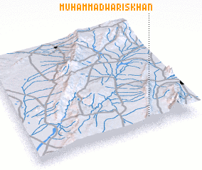 3d view of Muhammad Wāris Khān