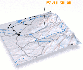 3d view of Kyzylkishlak