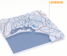 3d view of Lak Bidok