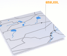 3d view of Aralkolʼ