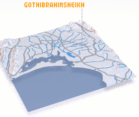 3d view of Goth Ibrāhim Sheikh