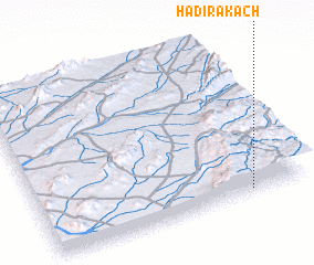 3d view of Hadīra Kach