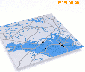3d view of Kyzyldikan