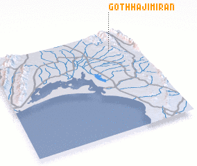 3d view of Goth Hāji Mīran