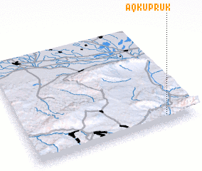 3d view of Āq Kupruk