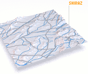 3d view of Shirāz