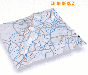 3d view of China Kārez