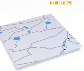 3d view of Privolʼnoye