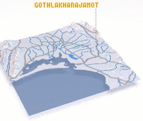 3d view of Goth Lakhānā Jāmot