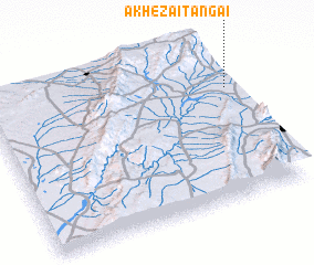 3d view of Akhezai Tangai