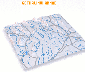 3d view of Goth Ali Muhammad