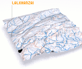 3d view of Lāl Khānzai