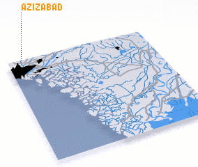 3d view of Azīzābād